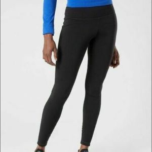 Athleta fleece lined legging